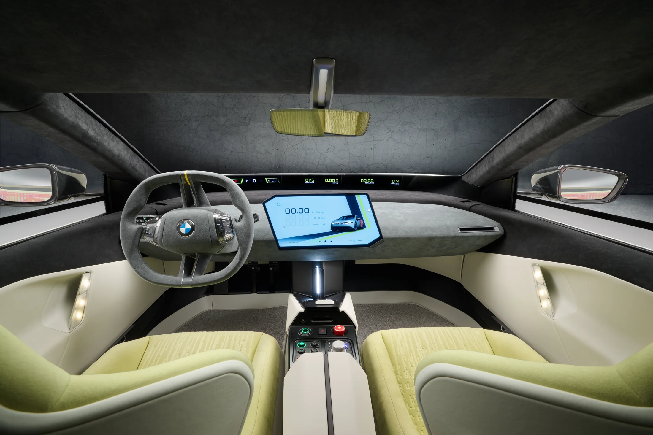 Öffentliche BMW-Innenraumdarstellung des Vision Driving Experience.